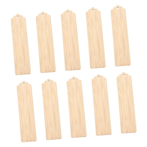 jojofuny 10 Stück Teiliges DIY Holz Lesezeichen aus Bambus Unbemalt zum Gravieren und Schnitzen Personalisierbare Buchmarker für Leser Studenten und Kreative Bastelprojekte jojofuny 10 Stück Teiliges DIY Holz Lesezeichen aus Bambus Unbemalt zum Gravieren und Schnitzen Personalisierbare Buchmarker für Leser Studenten und Kreative Bastelprojekte von jojofuny