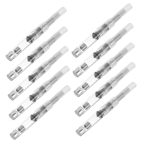 jojofuny 10 Stück Teiliges Drehbarer Nachfüllbarer Tintenabsorber für Füllfederhalter Präziser Langlebiger Stift für Büro Schule Reisen und Flüssiges Schreiben jojofuny 10 Stück Teiliges Drehbarer Nachfüllbarer Tintenabsorber für Füllfederhalter Präziser Langlebiger Stift für Büro Schule Reisen und Flüssiges Schreiben von jojofuny