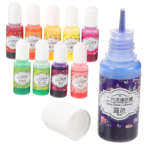 jojofuny 10 Stück Teiliges Farbpigmente für Epoxidharz Hochwertige Diy Farbstoffe in Orange Gelb Blau Violett China Rot Pink Zitronengelb Magenta und Fluoreszierendes Grün für jojofuny 10 Stück Teiliges Farbpigmente für Epoxidharz Hochwertige Diy Farbstoffe in Orange Gelb Blau Violett China Rot Pink Zitronengelb Magenta und Fluoreszierendes Grün für von jojofuny