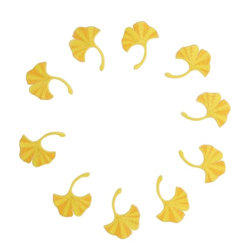 jojofuny 10 Stück Teiliges Ginkgo Applikationen Selbstklebende Stoffaufnäher zum Aufnähen und Aufbügeln Dekorative Patches für Kleidung Taschen Schuhe DIY Reparatur und Modeakzente jojofuny 10 Stück Teiliges Ginkgo Applikationen Selbstklebende Stoffaufnäher zum Aufnähen und Aufbügeln Dekorative Patches für Kleidung Taschen Schuhe DIY Reparatur und Modeakzente von jojofuny