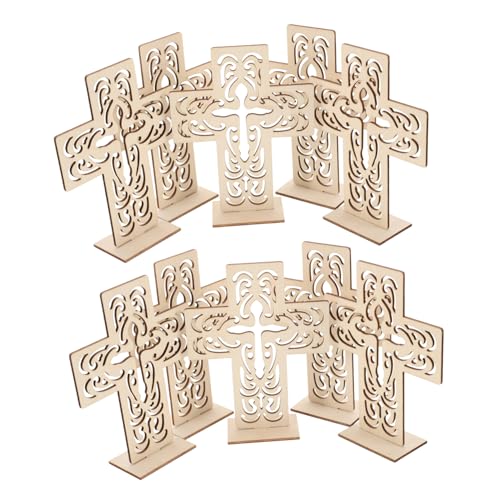 jojofuny 10 Stück Teiliges Holz Kreuz Deko Natürliche Holzkreuze zum Basteln DIY Handwerk Ornamente für und Bürozimmerdekoration Langlebige Tisch und Wandgestaltung jojofuny 10 Stück Teiliges Holz Kreuz Deko Natürliche Holzkreuze zum Basteln DIY Handwerk Ornamente für und Bürozimmerdekoration Langlebige Tisch und Wandgestaltung von jojofuny