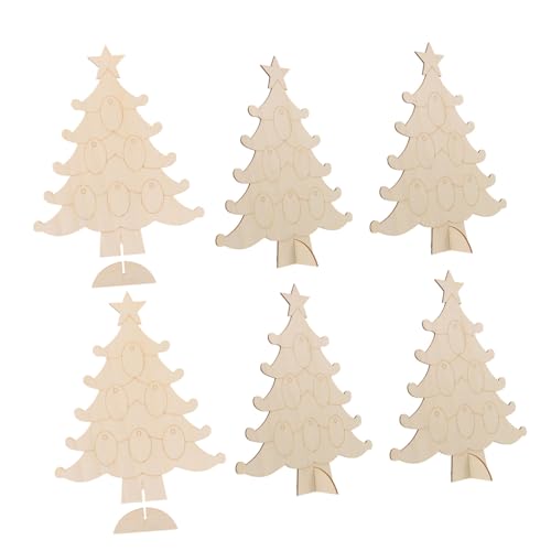 jojofuny 10 Stück Teiliges Holz Weihnachtsbaum Deko zum Bemalen Naturbelassene DIY Holzornamente Kinderfreundliche Bastelstücke für Kreative Weihnachtsdeko Fördert Feinmotorik und jojofuny 10 Stück Teiliges Holz Weihnachtsbaum Deko zum Bemalen Naturbelassene DIY Holzornamente Kinderfreundliche Bastelstücke für Kreative Weihnachtsdeko Fördert Feinmotorik und von jojofuny