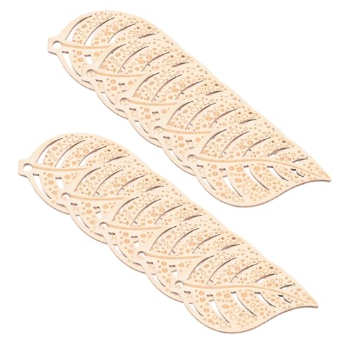 jojofuny 10 Stück Teiliges Holzblattausschnitte für Basteln und DIY Naturbelassene Holzscheiben mit Glatter Oberfläche Leichte Holzverzierungen zum Bemalen für Kreative Handwerksprojekte jojofuny 10 Stück Teiliges Holzblattausschnitte für Basteln und DIY Naturbelassene Holzscheiben mit Glatter Oberfläche Leichte Holzverzierungen zum Bemalen für Kreative Handwerksprojekte von jojofuny