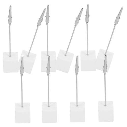 jojofuny 10 Stück Teiliges Memo clip Würfelförmiger Basis Silberner Fotohalter und Papierhalter Stabiler Notizhalter aus Resin und Edelstahl für Büro Zuhause und Schreibtischorganizer jojofuny 10 Stück Teiliges Memo clip Würfelförmiger Basis Silberner Fotohalter und Papierhalter Stabiler Notizhalter aus Resin und Edelstahl für Büro Zuhause und Schreibtischorganizer von jojofuny