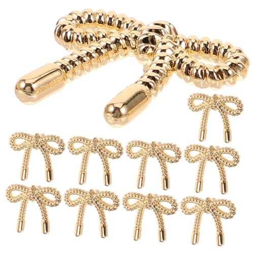 jojofuny 10 Stück Teiliges Metallknöpfe zum Aufnähen Schleifenform Dekorative Zierknöpfe für Blazer Strickjacken Mäntel Leichte Kleidung Robust Langlebig Modische Akzente für Damen jojofuny 10 Stück Teiliges Metallknöpfe zum Aufnähen Schleifenform Dekorative Zierknöpfe für Blazer Strickjacken Mäntel Leichte Kleidung Robust Langlebig Modische Akzente für Damen von jojofuny