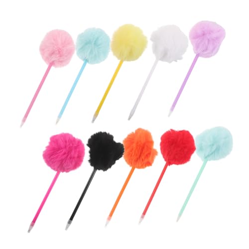 jojofuny 10 Stück Teiliges Pompon Kugelschreiber Plüschstifte Bunte Weiche Schreibstifte für Mädchen Schüler Kreative Schreibwaren für Schule und Büro jojofuny 10 Stück Teiliges Pompon Kugelschreiber Plüschstifte Bunte Weiche Schreibstifte für Mädchen Schüler Kreative Schreibwaren für Schule und Büro von jojofuny