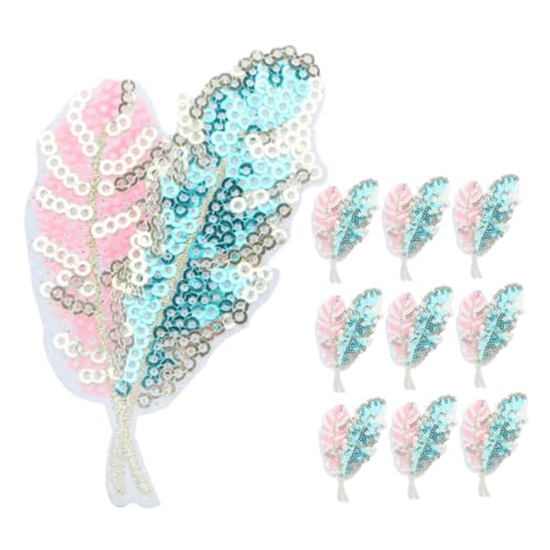 jojofuny 10 Stück Teiliges Set Kompakte Patches mit Pailletten Dekorative für Kleidung Hüte und Taschen für Diy Reparaturen und Gestaltungen jojofuny 10 Stück Teiliges Set Kompakte Patches mit Pailletten Dekorative für Kleidung Hüte und Taschen für Diy Reparaturen und Gestaltungen von jojofuny