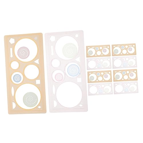 jojofuny 10 Stück Teiliges Set Kreative Malvorlagen mit Lineal Wiederverwendbare Zeichenschablonen Leuchtende Farben für Diy Projekte und Kreative Kunstwerke jojofuny 10 Stück Teiliges Set Kreative Malvorlagen mit Lineal Wiederverwendbare Zeichenschablonen Leuchtende Farben für Diy Projekte und Kreative Kunstwerke von jojofuny