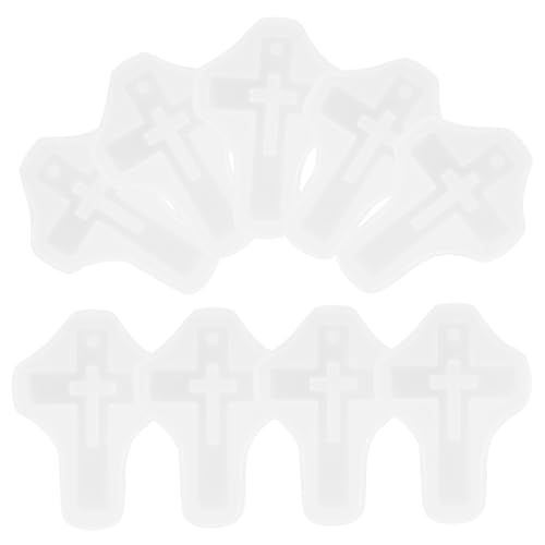 jojofuny 10 Stück Teiliges Silikon Gießform Kreuz Anhänger DIY Epoxidharz Form für Schmuckherstellung Elastische Reißfeste Silikonform mit Glatter Oberfläche für Handgefertigte Halsketten jojofuny 10 Stück Teiliges Silikon Gießform Kreuz Anhänger DIY Epoxidharz Form für Schmuckherstellung Elastische Reißfeste Silikonform mit Glatter Oberfläche für Handgefertigte Halsketten von jojofuny