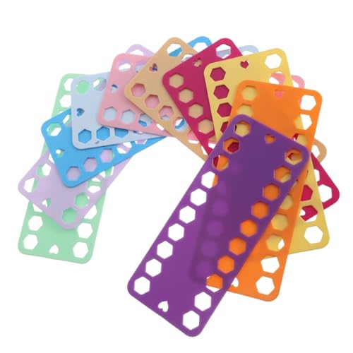 jojofuny 10 Stück Teiliges Stickgarn-organizer Set Langlebige Kunststoff-quilt-fadenhalter Leichtes Nähzubehör für Kreuzstich Fadensortierplatte zur Ordentlichen Stickfaden-aufbewahrung jojofuny 10 Stück Teiliges Stickgarn-organizer Set Langlebige Kunststoff-quilt-fadenhalter Leichtes Nähzubehör für Kreuzstich Fadensortierplatte zur Ordentlichen Stickfaden-aufbewahrung von jojofuny