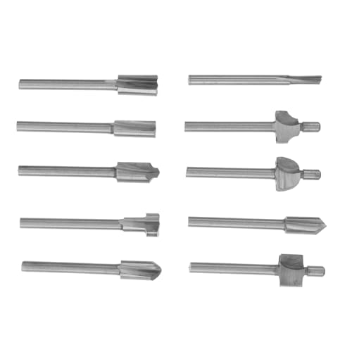 jojofuny 10 Stück Teiliges Titanium Nitrit Beschichtete Fräsköpfe für Elektrowerkzeug Hartmetall Cnc Router Bits Geräuscharm Rauchfrei Präzises Schneiden für Holzbearbeitung jojofuny 10 Stück Teiliges Titanium Nitrit Beschichtete Fräsköpfe für Elektrowerkzeug Hartmetall Cnc Router Bits Geräuscharm Rauchfrei Präzises Schneiden für Holzbearbeitung von jojofuny