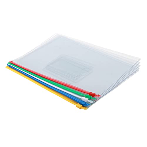jojofuny 10 Stück Teiliges Transparente Dokumententaschen mit Reißverschluss Farblich Sortiert Rot Gelb Blau Grün Weiß Wiederverwendbar Leicht und Tragbar für Büro und Schule jojofuny 10 Stück Teiliges Transparente Dokumententaschen mit Reißverschluss Farblich Sortiert Rot Gelb Blau Grün Weiß Wiederverwendbar Leicht und Tragbar für Büro und Schule von jojofuny
