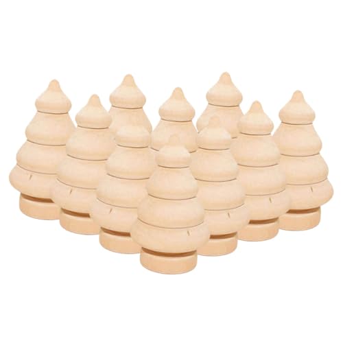 jojofuny 10 Stück Teiliges Unbemalte Holz Weihnachtsbäume zum Bemalen DIY Bastelset für Kreative Weihnachtsdeko Lernspielzeug Holzfiguren Blanke Oberfläche für Gestaltung jojofuny 10 Stück Teiliges Unbemalte Holz Weihnachtsbäume zum Bemalen DIY Bastelset für Kreative Weihnachtsdeko Lernspielzeug Holzfiguren Blanke Oberfläche für Gestaltung von jojofuny