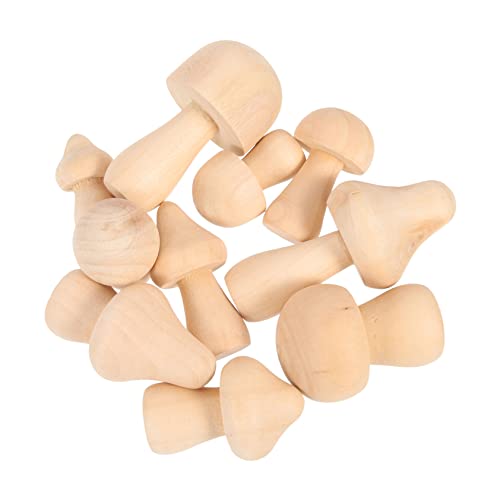 jojofuny 10 Stück Teiliges Unbemalte Holzpilze zum Bemalen Naturbelassene Holzformen für DIY Basteln Fördert Feinmotorik und Kreativität Sichere Geruchsfreie Holzspielzeuge für Party und jojofuny 10 Stück Teiliges Unbemalte Holzpilze zum Bemalen Naturbelassene Holzformen für DIY Basteln Fördert Feinmotorik und Kreativität Sichere Geruchsfreie Holzspielzeuge für Party und von jojofuny