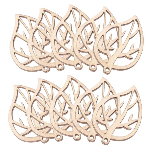 jojofuny 10 Stück Teiliges Unvollendete Holzblätter-ausschnitte aus Natürlichem Holz Glatte Kanten Leicht und Bruchfest zum Basteln DIY Handwerk Herbstliche Dekoration und jojofuny 10 Stück Teiliges Unvollendete Holzblätter-ausschnitte aus Natürlichem Holz Glatte Kanten Leicht und Bruchfest zum Basteln DIY Handwerk Herbstliche Dekoration und von jojofuny