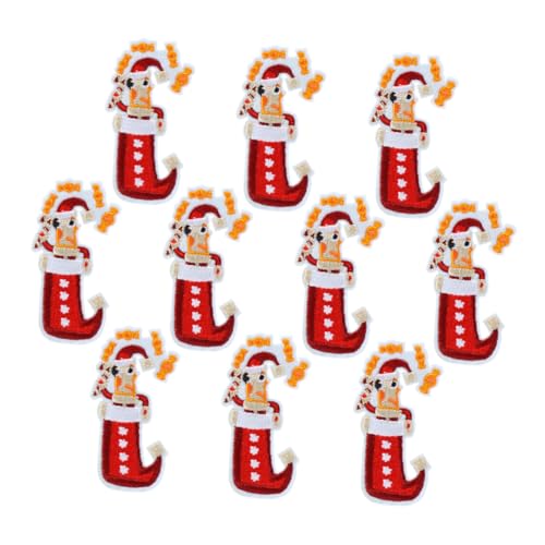 jojofuny 10 Stück Teiliges Weihnachts Patches zum Aufbügeln Bestickte Aufnäher für Kleidung DIY Basteln und Reparatur Weihnachtsmotive für Jacken Pullover und Kostüme jojofuny 10 Stück Teiliges Weihnachts Patches zum Aufbügeln Bestickte Aufnäher für Kleidung DIY Basteln und Reparatur Weihnachtsmotive für Jacken Pullover und Kostüme von jojofuny