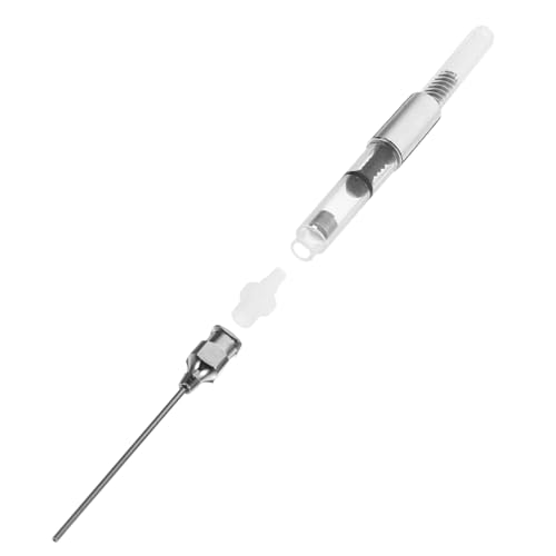 jojofuny 10 Stück Tintenabsorber Stift Tintenabsorptionswerkzeug Stift Tintenabsorptionshilfe Tinte absorbierendes Werkzeug Tintenkonverter für Füllfederhalter Tintenfüller Plastik Silver von jojofuny