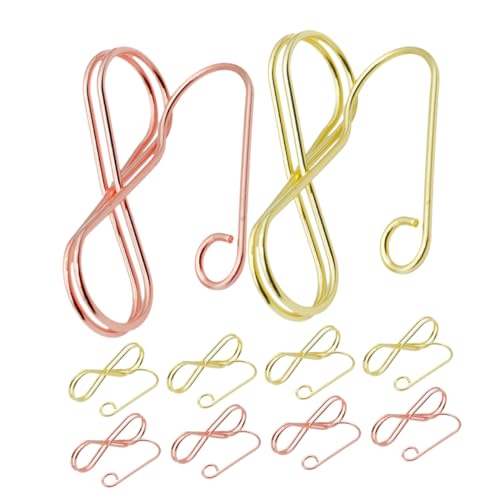 jojofuny 10 Stück Tischkartenhalter aus Robustem Vielseitige Fotoklammern für Memo Namenskarten und Menüs Dekorative Schreibtischhalter in Gold und Roségold für Büro Hochzeit Party und von jojofuny