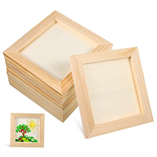 jojofuny 10 Stück Unbearbeitete Holzrahmen für Diy Bilderrahmen für Malprojekte für Kindergärten und Bastelarbeiten Robustes Holz Glatte Oberfläche Gestaltungsmöglichkeiten jojofuny 10 Stück Unbearbeitete Holzrahmen für Diy Bilderrahmen für Malprojekte für Kindergärten und Bastelarbeiten Robustes Holz Glatte Oberfläche Gestaltungsmöglichkeiten von jojofuny