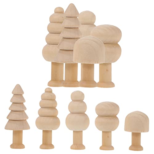 jojofuny 10 Stück Unbehandelte Holzbaum Miniaturbäume zum Basteln DIY Dekorationen für Tisch und Wohnraumgestaltung Unvollendete Holzfiguren für Kreative Projekte jojofuny 10 Stück Unbehandelte Holzbaum Miniaturbäume zum Basteln DIY Dekorationen für Tisch und Wohnraumgestaltung Unvollendete Holzfiguren für Kreative Projekte von jojofuny