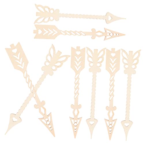 jojofuny 10 Stück Unfertige Holz Pfeile Dekorationen für Bastelarbeiten Holzverzierung Diy Kunsthandwerk Vielseitig Einsetzbare Pfeilausschnitte Hochwertigem Holz jojofuny 10 Stück Unfertige Holz Pfeile Dekorationen für Bastelarbeiten Holzverzierung Diy Kunsthandwerk Vielseitig Einsetzbare Pfeilausschnitte Hochwertigem Holz von jojofuny