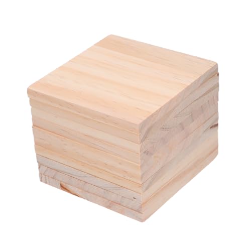 jojofuny 10 Stück Unlackierte Quadratische Holzblöcke für Gravur Malerei Schnitzerei DIY Bastelprojekte Vielseitig Kompatibel mit Farben und Werkzeugen jojofuny 10 Stück Unlackierte Quadratische Holzblöcke für Gravur Malerei Schnitzerei DIY Bastelprojekte Vielseitig Kompatibel mit Farben und Werkzeugen von jojofuny