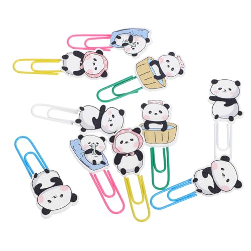 jojofuny 10 Stück Zubehör für Partydekoration büromaterial Papierklemme bürobedarf büroklammern Papierclip Dokumentclips Panda-Markierungsclips Papierstift Lesezeichen in Panda-Form Plastik jojofuny 10 Stück Zubehör für Partydekoration büromaterial Papierklemme bürobedarf büroklammern Papierclip Dokumentclips Panda-Markierungsclips Papierstift Lesezeichen in Panda-Form Plastik von jojofuny