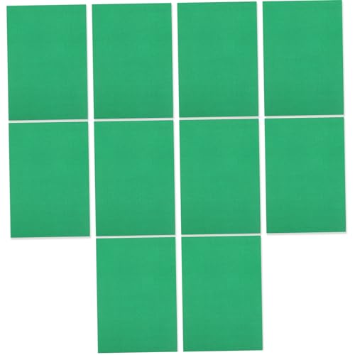 jojofuny 10 Stück grüner Karton farbig Basteln Handwerksbedarf machen Kartenherstellung Aktie Scrapbooking-Papier Geschenkkarten Papier Karten für Feiern Kartonpapier Zeichenpapier Green von jojofuny