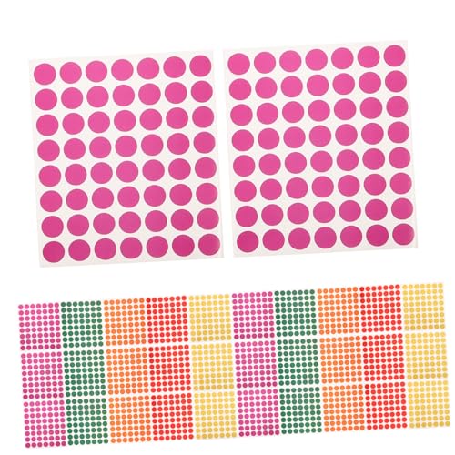 jojofuny 100 Blatt Farbcodierte Selbstklebende Runde Punktaufkleber Bunte Blanko Klebepunkte für Paketversiegelung Inventar Haushaltsorganisation Vielseitige Markierungsetiketten für Büro jojofuny 100 Blatt Farbcodierte Selbstklebende Runde Punktaufkleber Bunte Blanko Klebepunkte für Paketversiegelung Inventar Haushaltsorganisation Vielseitige Markierungsetiketten für Büro von jojofuny
