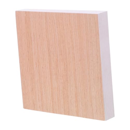 jojofuny 100 Blatt Holzmaserung Selbstklebende Notizblöcke Starke Haftung Verschleißfest Ohne Rückstände Für Büro Schule Zuhause Memo Pads von jojofuny