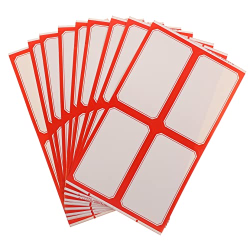 jojofuny 100 Blatt Kompakte Selbstklebende Etiketten Beschreibbare Namensetiketten zur Klassifizierung von Gegenständen für Zuhause Büro und Schule jojofuny 100 Blatt Kompakte Selbstklebende Etiketten Beschreibbare Namensetiketten zur Klassifizierung von Gegenständen für Zuhause Büro und Schule von jojofuny