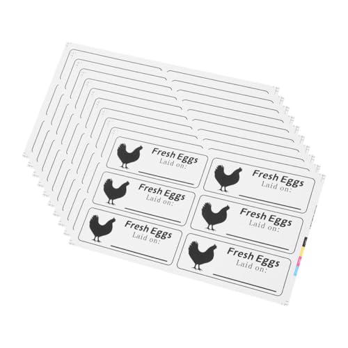 jojofuny 100 Blatt Selbstklebende Eierkarton aufkleber Beschreibbare Frische eier Etiketten Bauernhof eier Datumsetiketten Haftetiketten für Eierkartons zur Frische kennzeichnung jojofuny 100 Blatt Selbstklebende Eierkarton aufkleber Beschreibbare Frische eier Etiketten Bauernhof eier Datumsetiketten Haftetiketten für Eierkartons zur Frische kennzeichnung von jojofuny