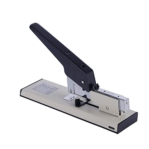 jojofuny 100 Blatt Starker Heavy Duty Heftgerät für Büro Zuhause Kapazität Ergonomisches Design für Dicke Dokumente mit Einfacher Handhabung und Anleitung von jojofuny