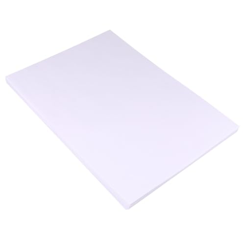 jojofuny 100 Blatt Stick Trennpapier Doppelseitiges Isolierpapier für Handkonto Langlebiges nicht Haftendes Trennpapier für Zuhause und Büro Weiß von jojofuny