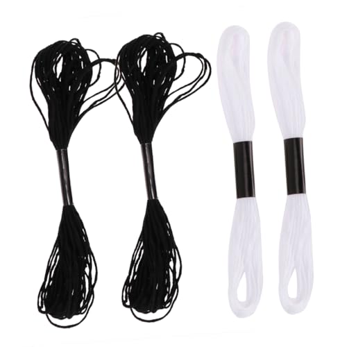 jojofuny 100 Rollen Diy Stickgarn Schwarze Weiße Fäden für Kreuzstich Armbänder Basteln und Handarbeiten Hochwertige Stickgarne für Projekte jojofuny 100 Rollen Diy Stickgarn Schwarze Weiße Fäden für Kreuzstich Armbänder Basteln und Handarbeiten Hochwertige Stickgarne für Projekte von jojofuny