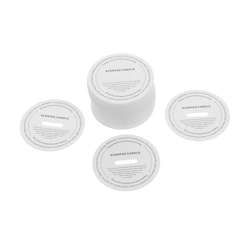jojofuny 100 Stück Aromatherapie Kerzen Staubdichte Papieranhänger Kerzenetiketten Warnetiketten Für Wachsschmelze Kerzenstaubschutz Kerzentropfschutz Weiß jojofuny 100 Stück Aromatherapie Kerzen Staubdichte Papieranhänger Kerzenetiketten Warnetiketten Für Wachsschmelze Kerzenstaubschutz Kerzentropfschutz Weiß von jojofuny