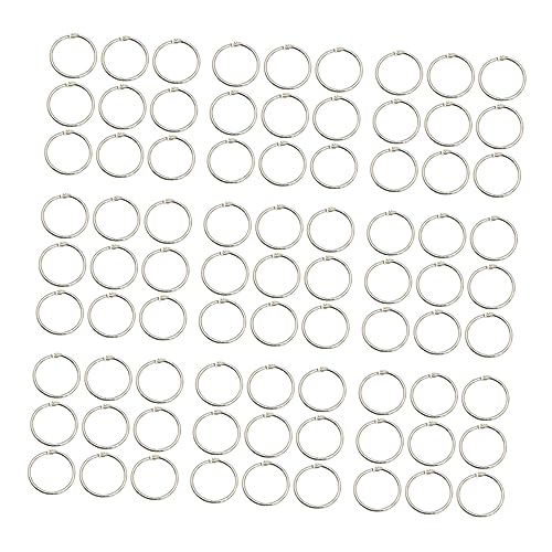 jojofuny 100 Stück Binder Ringe Metallische Buchringe für Notizbuch Flexible Buchbinderinge für Diy Scrapbooking und Lose Praktische Bürobedarf jojofuny 100 Stück Binder Ringe Metallische Buchringe für Notizbuch Flexible Buchbinderinge für Diy Scrapbooking und Lose Praktische Bürobedarf von jojofuny