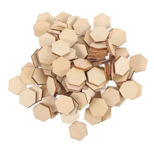 jojofuny 100 Stück Buchenholz Sechseckige Holzplatten zum Basteln Naturholz DIY Deko Anhänger für Hochzeit Geburtstag Weihnachtsbaum Tischdeko Robuste Holzornamente jojofuny 100 Stück Buchenholz Sechseckige Holzplatten zum Basteln Naturholz DIY Deko Anhänger für Hochzeit Geburtstag Weihnachtsbaum Tischdeko Robuste Holzornamente von jojofuny