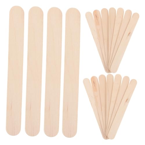 jojofuny 100 Stück DIY Holz Eisstäbchen für Bastelprojekte Unbeschichtet Langlebige Holzstäbe für Eiscreme und Popsicles für Kinderhandwerk und Bastelideen jojofuny 100 Stück DIY Holz Eisstäbchen für Bastelprojekte Unbeschichtet Langlebige Holzstäbe für Eiscreme und Popsicles für Kinderhandwerk und Bastelideen von jojofuny