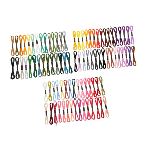 jojofuny 100 Stück DIY Stickgarn pro Farbe Multifunktionales Bastelzubehör für Kreuzstich Nähprojekte und Freundschaftsbänder für Anfänger und Bastelfans jojofuny 100 Stück DIY Stickgarn pro Farbe Multifunktionales Bastelzubehör für Kreuzstich Nähprojekte und Freundschaftsbänder für Anfänger und Bastelfans von jojofuny