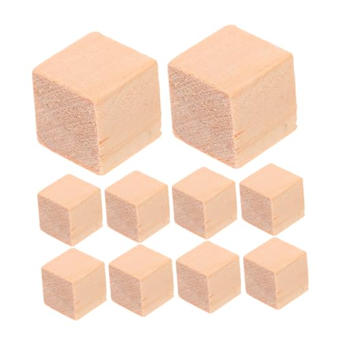 jojofuny 100 Stück Diy Holzquader Bausteine Natürliche Holzblöcke für Kreative Bastelprojekte Große Quadratische Blöcke für Erwachsene für Handwerk und Dekoration jojofuny 100 Stück Diy Holzquader Bausteine Natürliche Holzblöcke für Kreative Bastelprojekte Große Quadratische Blöcke für Erwachsene für Handwerk und Dekoration von jojofuny