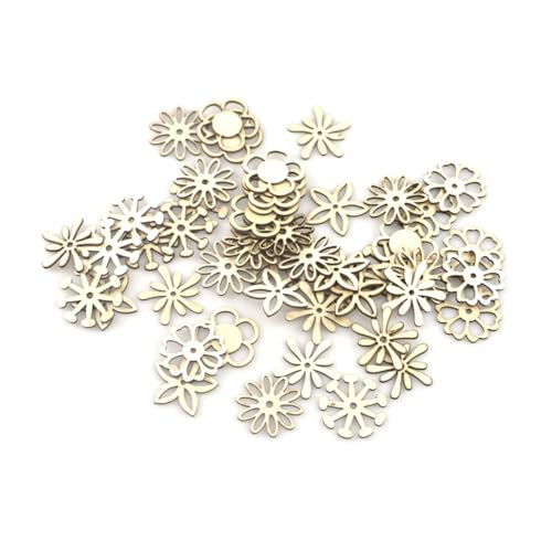 jojofuny 100 Stück Diy Holzscheiben Blumenform Holzverzierungen Bastelset Holzornamente für Kreative Dekoration und Malprojekte Langlebige Holzstücke für Scrapbooking und Bastelarbeiten jojofuny 100 Stück Diy Holzscheiben Blumenform Holzverzierungen Bastelset Holzornamente für Kreative Dekoration und Malprojekte Langlebige Holzstücke für Scrapbooking und Bastelarbeiten von jojofuny