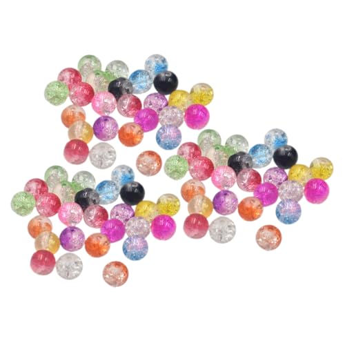 jojofuny 100 Stück Glasperlen Ausgefallene Näh Und Bastelperlen Zur Schmuckherstellung Kleine Löcher DIY Perlen Für Halsketten Craquelé Glas Runde Perlen Armbandperlen jojofuny 100 Stück Glasperlen Ausgefallene Näh Und Bastelperlen Zur Schmuckherstellung Kleine Löcher DIY Perlen Für Halsketten Craquelé Glas Runde Perlen Armbandperlen von jojofuny