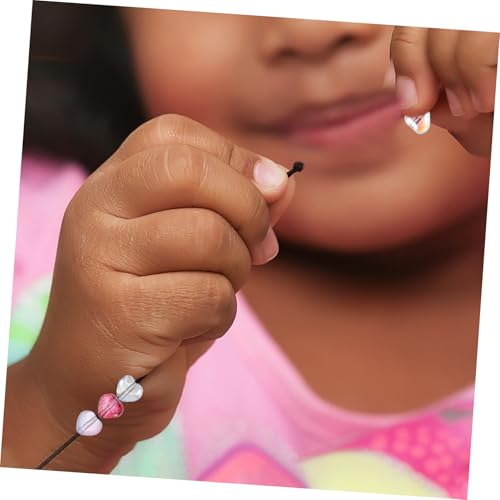 jojofuny 100 Stück Herzförmige Glasperlen Bunte Abstandsperlen Auffädeln für DIY Schmuckherstellung Armbänder Halsketten Perlen Zubehör jojofuny 100 Stück Herzförmige Glasperlen Bunte Abstandsperlen Auffädeln für DIY Schmuckherstellung Armbänder Halsketten Perlen Zubehör von jojofuny
