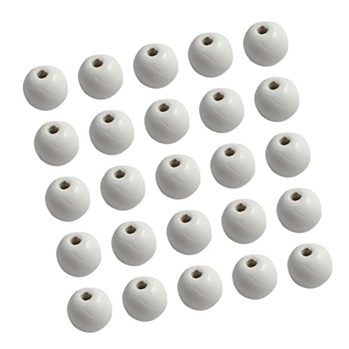 jojofuny 100 Stück Holzperlen home decor home dekoration DIY-Schmuck wohnraumdeko Perlen für Schmuckhersteller runden drinnen UV Bastelperlen selber machen runde Abstandsperlen Hölzern Weiß jojofuny 100 Stück Holzperlen home decor home dekoration DIY-Schmuck wohnraumdeko Perlen für Schmuckhersteller runden drinnen UV Bastelperlen selber machen runde Abstandsperlen Hölzern Weiß von jojofuny