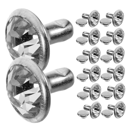 jojofuny 100 Stück Kristall Strass Nieten Silber DIY Lederhandwerk Schmuck Nieten für Schuhe Taschen Kleidung Gürtel Jacken und Accessoires jojofuny 100 Stück Kristall Strass Nieten Silber DIY Lederhandwerk Schmuck Nieten für Schuhe Taschen Kleidung Gürtel Jacken und Accessoires von jojofuny