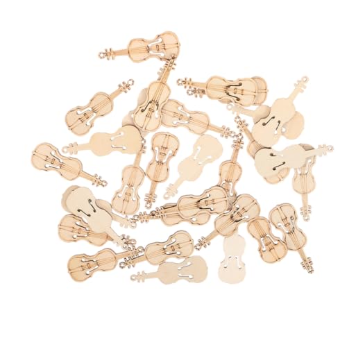 jojofuny 100 Stück Mini-Gitarrenverzierungen Violinenschmuck für Musiker Besondere Dekoration für Musikveranstaltungen Violine Ohrringe kleine Geige Gitarrenzauber Holz Beige jojofuny 100 Stück Mini-Gitarrenverzierungen Violinenschmuck für Musiker Besondere Dekoration für Musikveranstaltungen Violine Ohrringe kleine Geige Gitarrenzauber Holz Beige von jojofuny