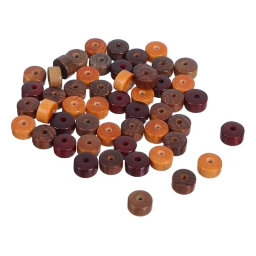 jojofuny 100 Stück Natürliche Sandelholz Zwischenperlen Flach Rund Gemischte Farben Leichte Holzperlen zum Schmuckherstellen Armband DIY Zubehör jojofuny 100 Stück Natürliche Sandelholz Zwischenperlen Flach Rund Gemischte Farben Leichte Holzperlen zum Schmuckherstellen Armband DIY Zubehör von jojofuny