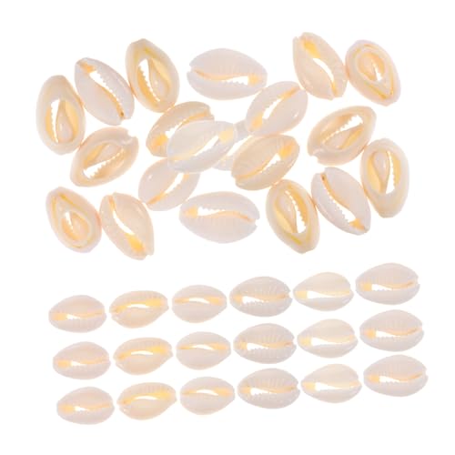 jojofuny 100 Stück Natürliche Spiral-muschelperlen aus Echten Cowrie-schalen für Schmuckherstellung Diy-armbänder Ohrring Bastelprojekte Vielseitig für Heim Partydekoration Geeignet von jojofuny