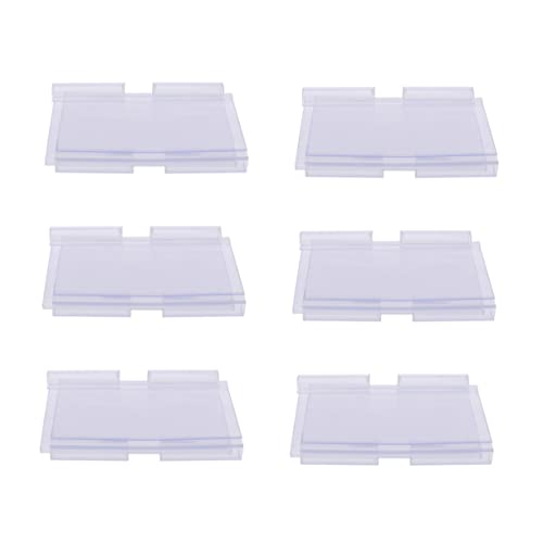 jojofuny 100 Stück PVC Preisschilder Transparent Hochwertige Preisetiketten für Supermarkt Einzelhandel und Geschäfte Einfach zu und Langlebig von jojofuny